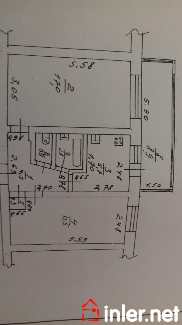 Предлагаем Вам приобрести 2-комнатную квартиру в Малиновском районе ID 5664 (Фото 1)